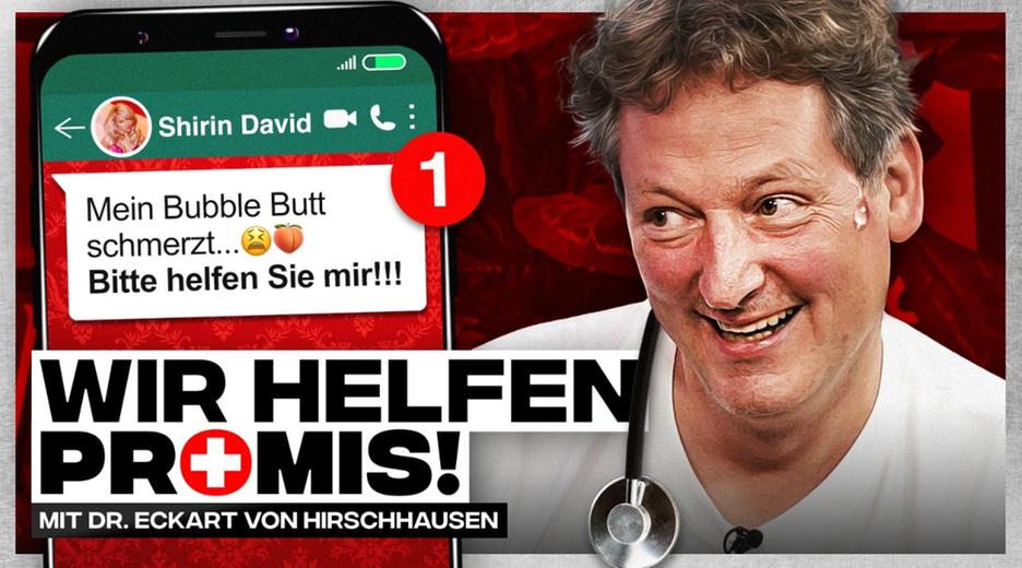 Schock-Diagnose für Shirin David? - Dr. Eckart von Hirschhausen hilft Promis!