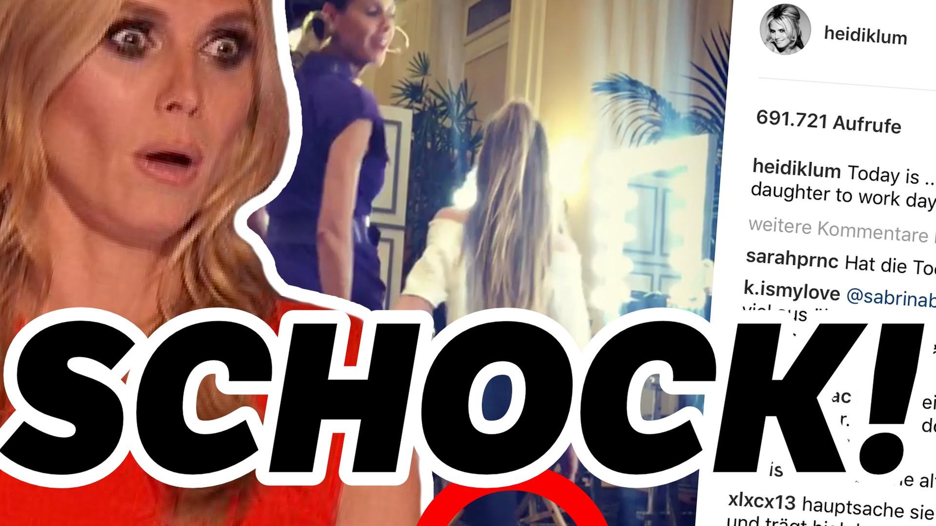 SCHOCK-VIDEO! Was tut HEIDI KLUM ihrer Tochter nur an? OMA HEUTE #3