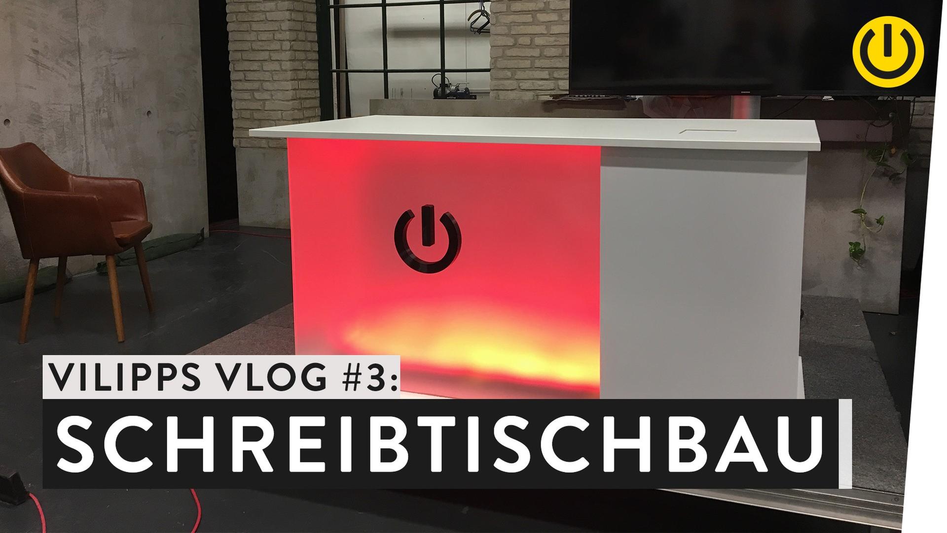 Schreibtisch bauen und das Drama um die Obernutfräse - Vilipps VLog #3