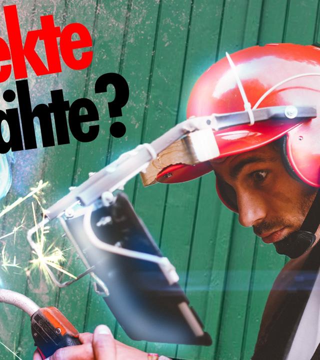 Schweißhelm aus Tablet bauen - Kliemannsland