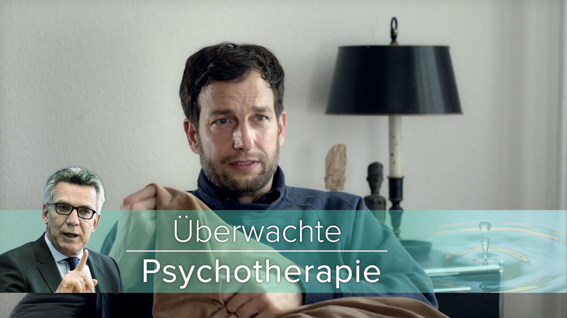 Sicherheit trotz Schweigepflicht: De Maizière präsentiert überwachte Therapie