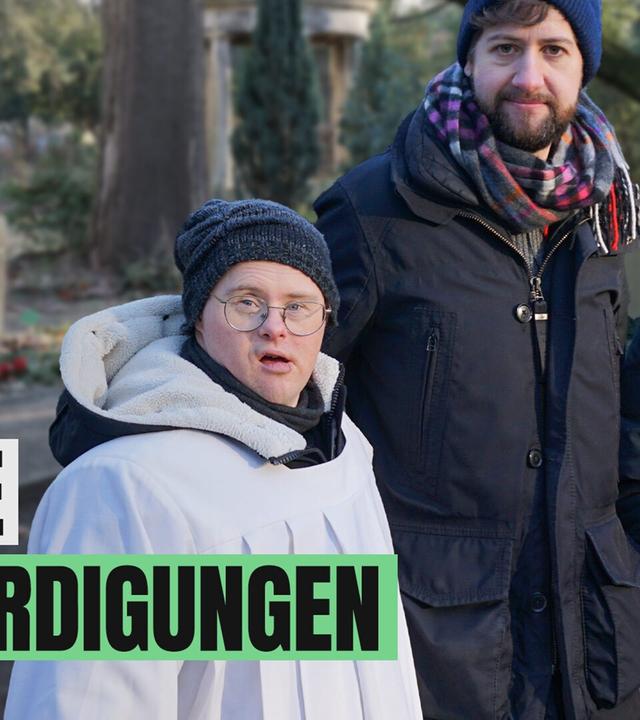 Sie gehen auf Beerdigungen von Fremden