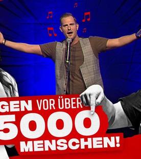 SINGEN vor über 5.000 MENSCHEN! - BeWWWeis es Benni!