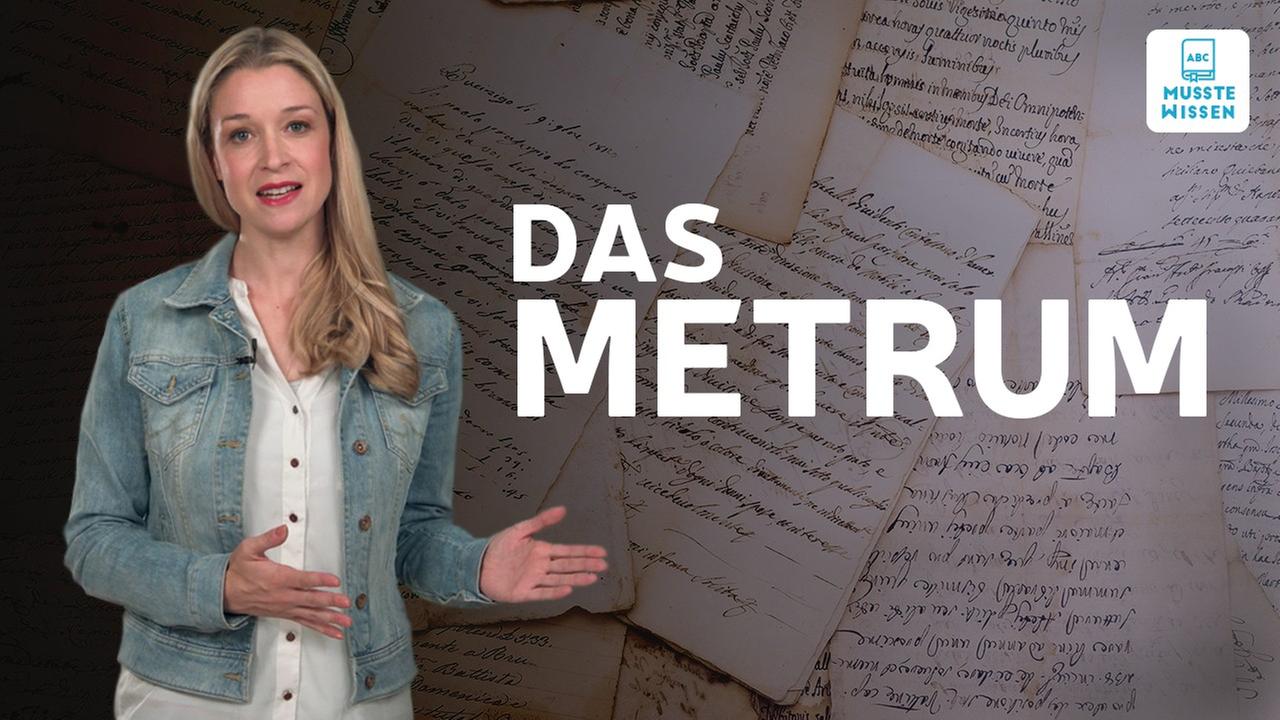So bestimmst Du das Metrum im Gedicht I musstewissen Deutsch