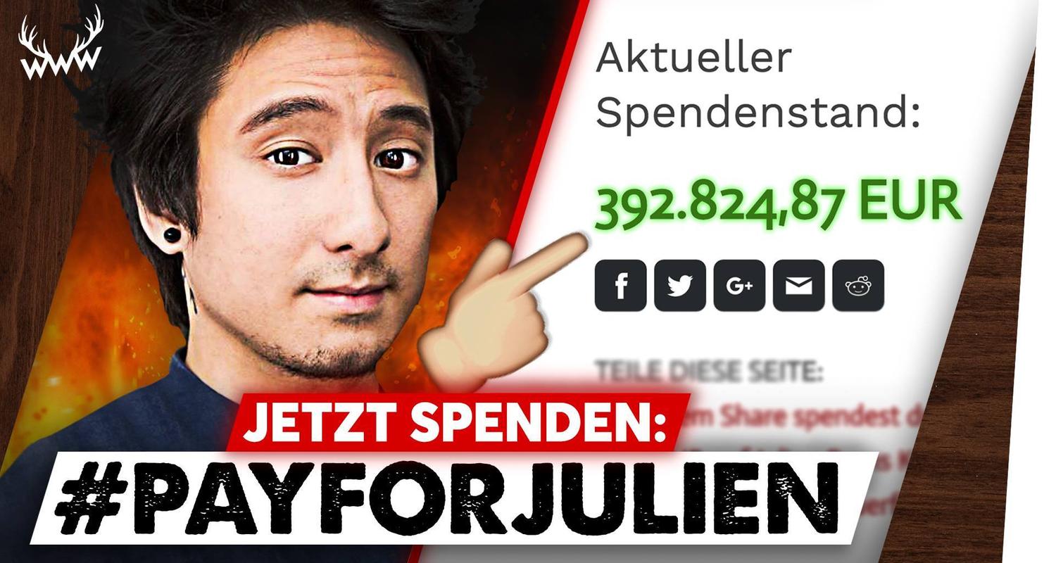SPENDENKONTO für JULIEN BAM! • KSFreak: Webvideopreis! - #WWW
