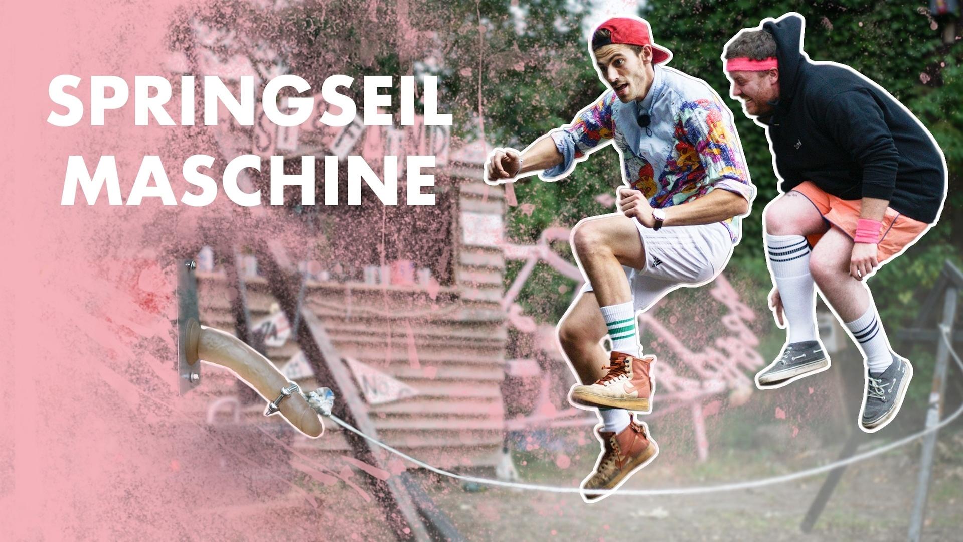 SpringseilMASCHINE - Mit Dildo und Motor