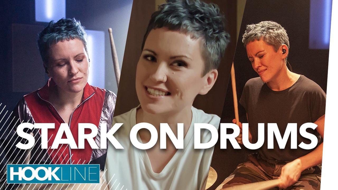 STARK ON DRUMS -- HOOKLINE BAND