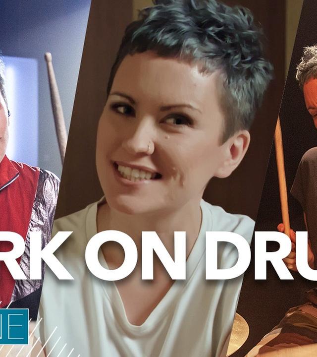 STARK ON DRUMS -- HOOKLINE BAND