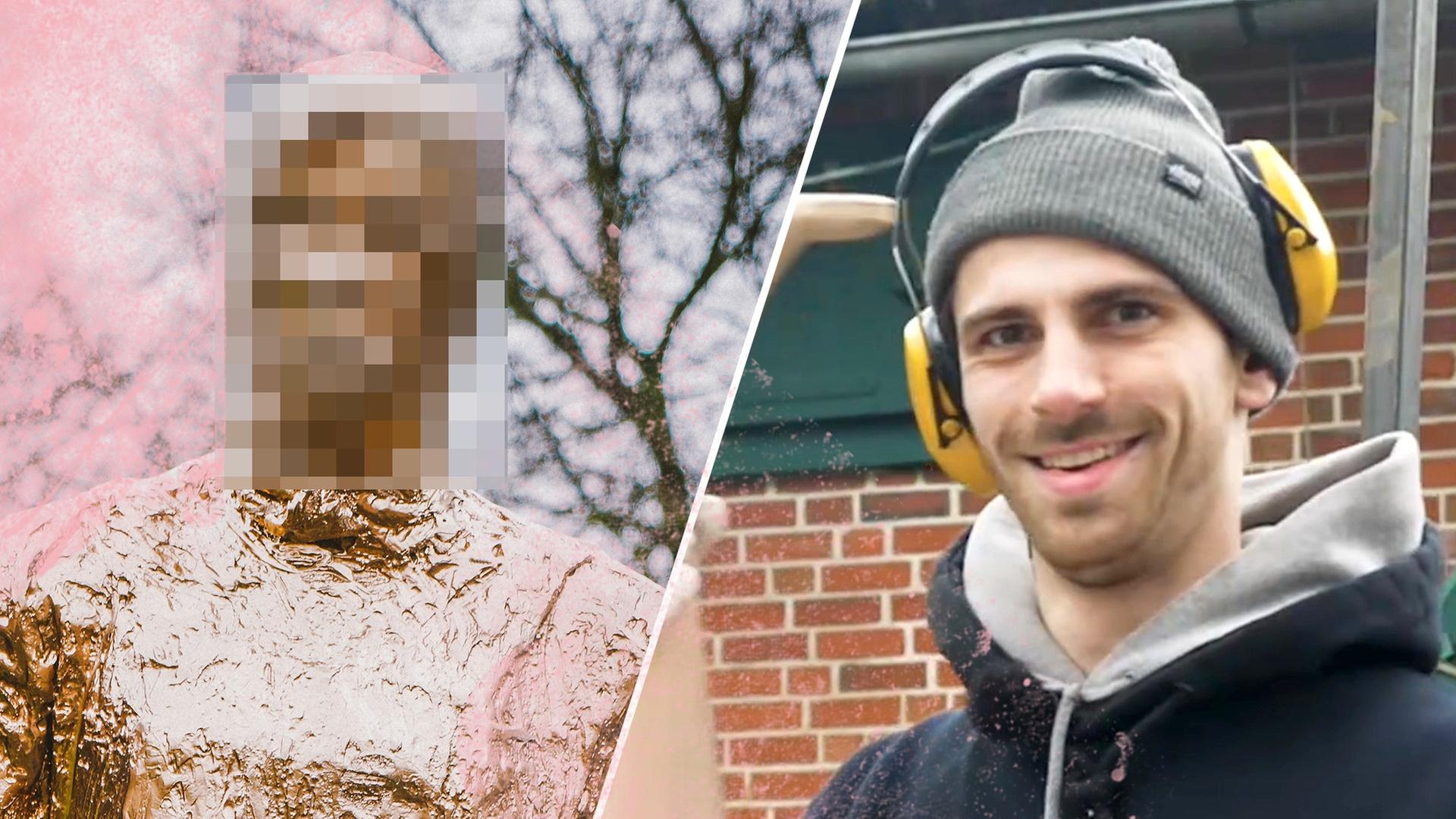 Statue bauen - DIY - Anleitung - Wächter aus betongetränkten Klamotten