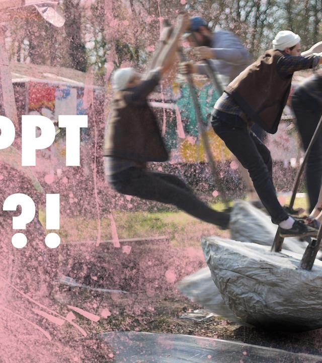 Stehaufmännchen XXXL unter 5 Tonnen Betonwippe