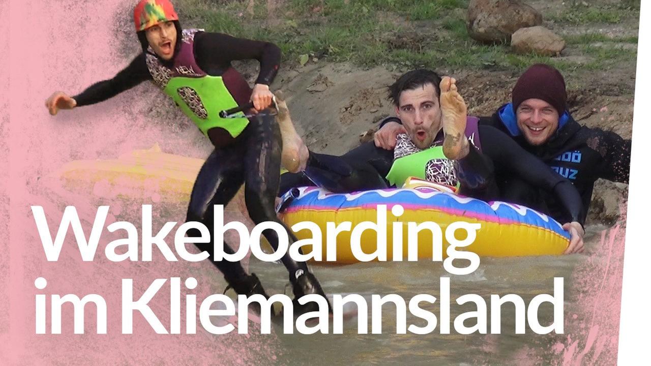Steile Rampe, satte Schüssel, lange Leine - Unsere eigene Wakeboardstrecke - Kliemannsland