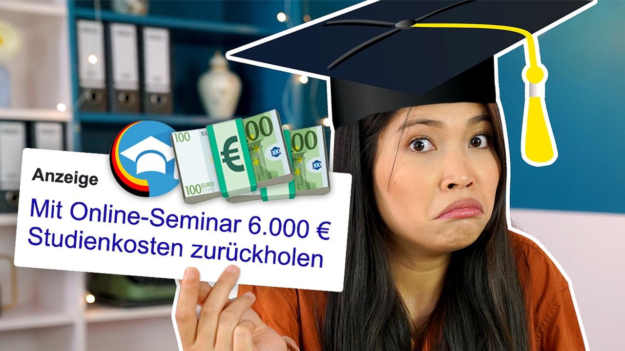 Steuererklärung: Gibt es wirklich 6.000  Studienkosten zurück?