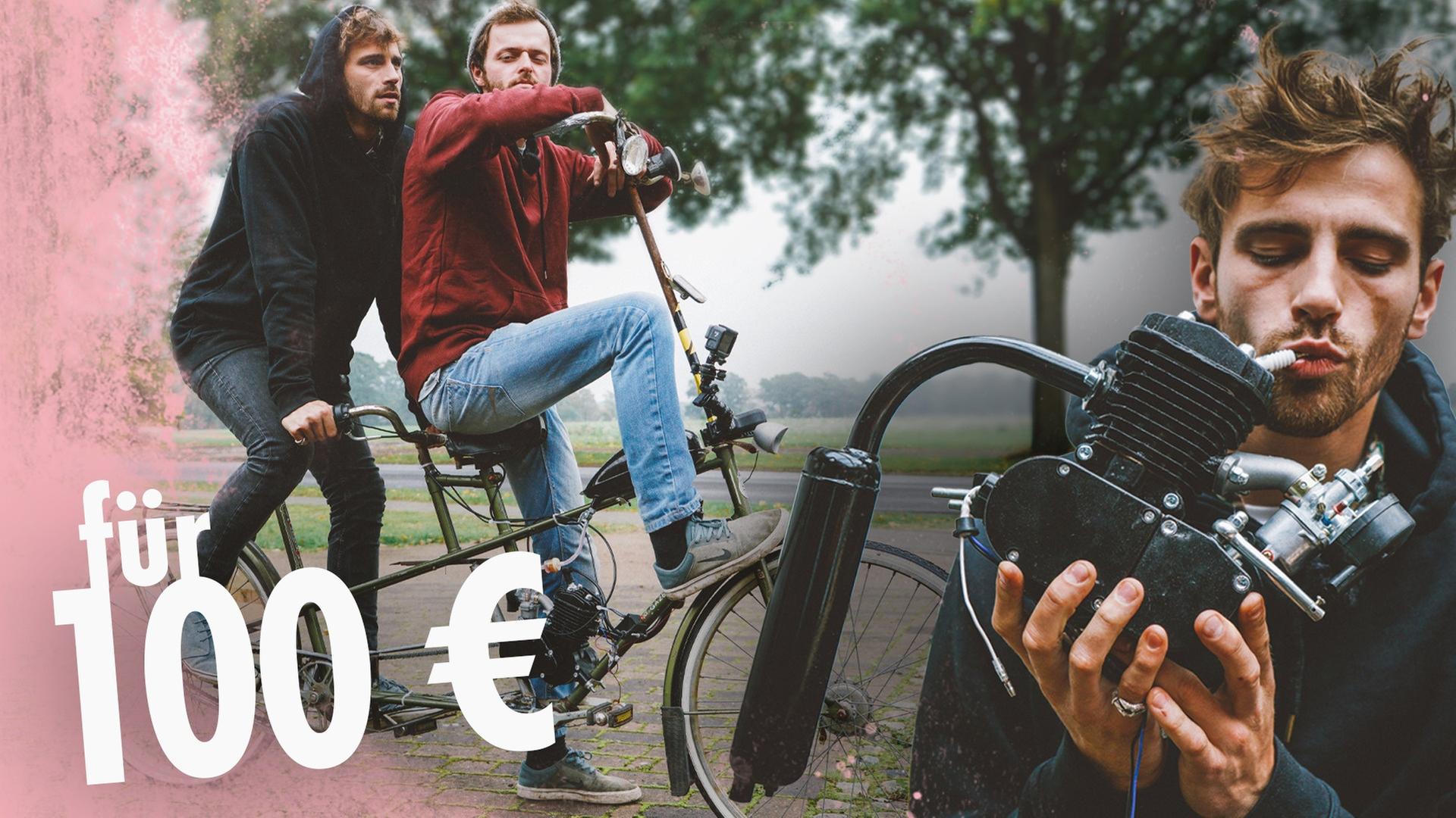 Tandem mit MOTOR! Vorne Lenken & hinten Gas - Kliemannsland