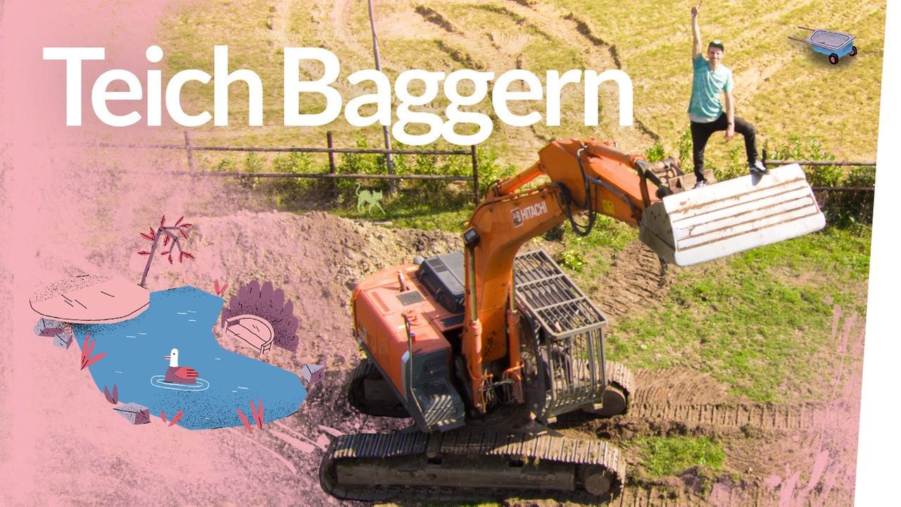 Teich Baggern - Schaufeln, Schwimmen, Schlägerei - Kliemannsland