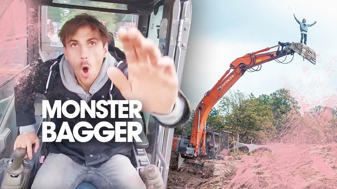 Teichbau – Riesen Bagger, 3m Tief & Schuh weg - Kliemannsland