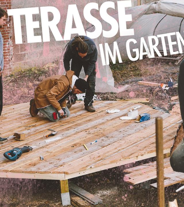 Terrasse im Garten - So lässt's sich aushalten