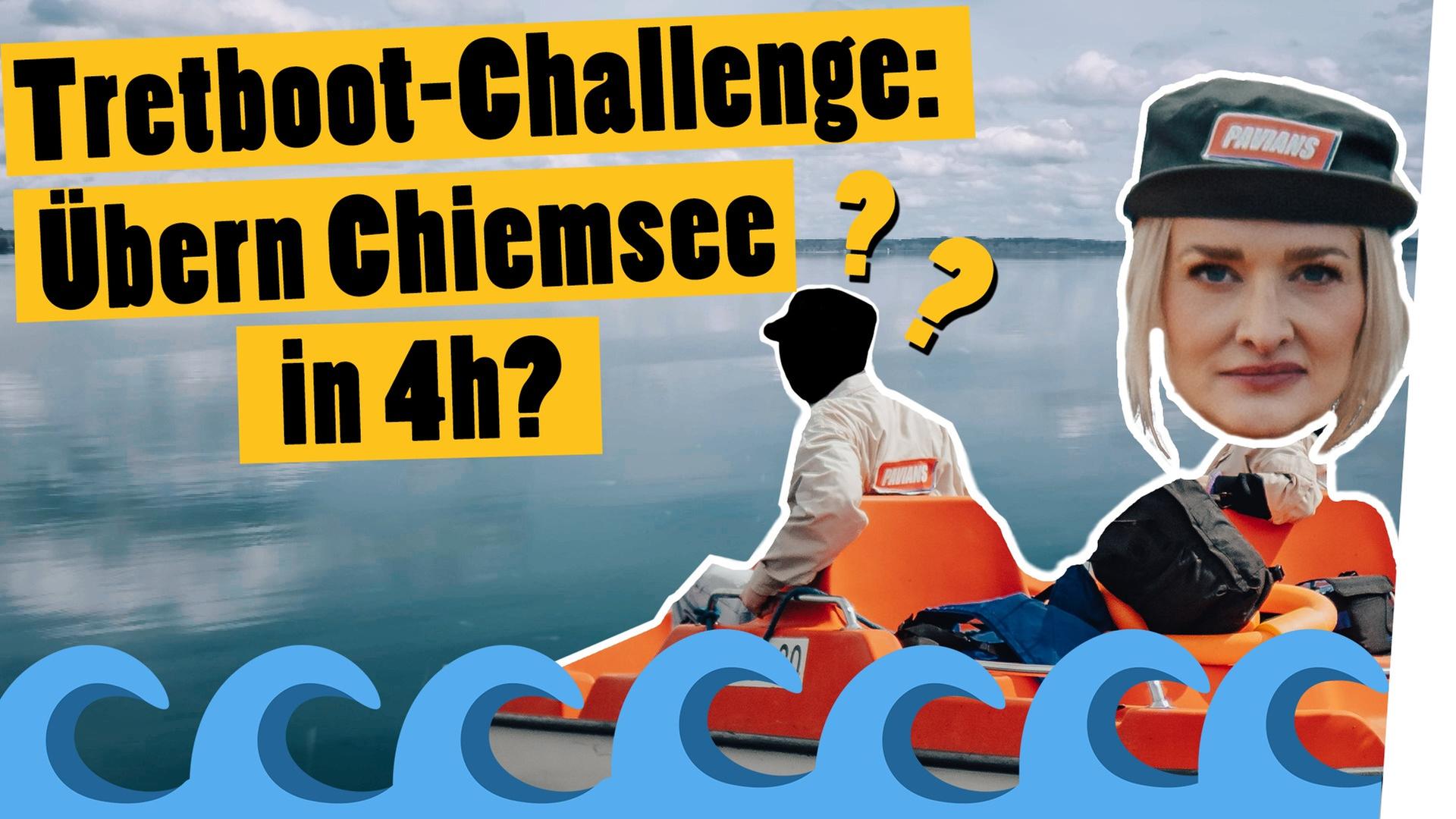 Tretboot-Challenge: Durchquert den Chiemsee in nur 4 Stunden! -- Das schaffst du nie!