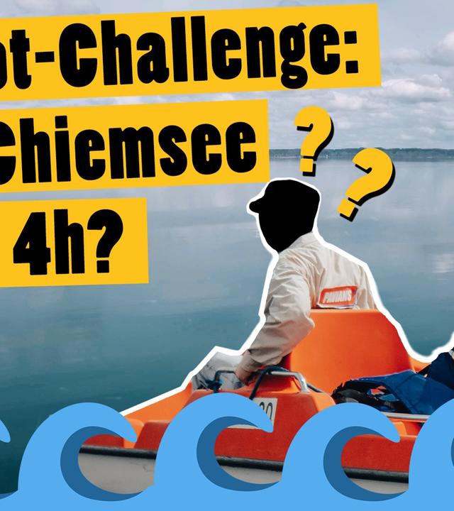 Tretboot-Challenge: Durchquert den Chiemsee in nur 4 Stunden! -- Das schaffst du nie!