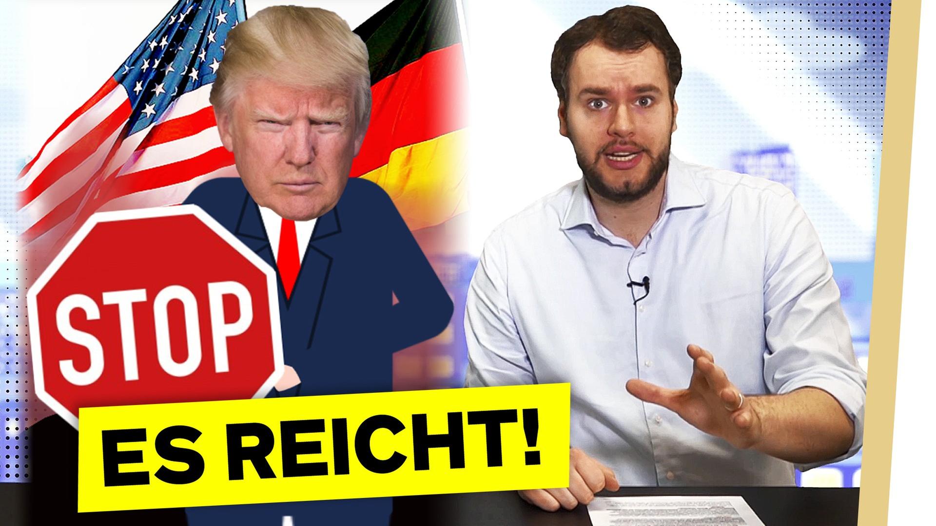 Trump: „DEUTSCHLAND klaut unsere Jooobs“ :(