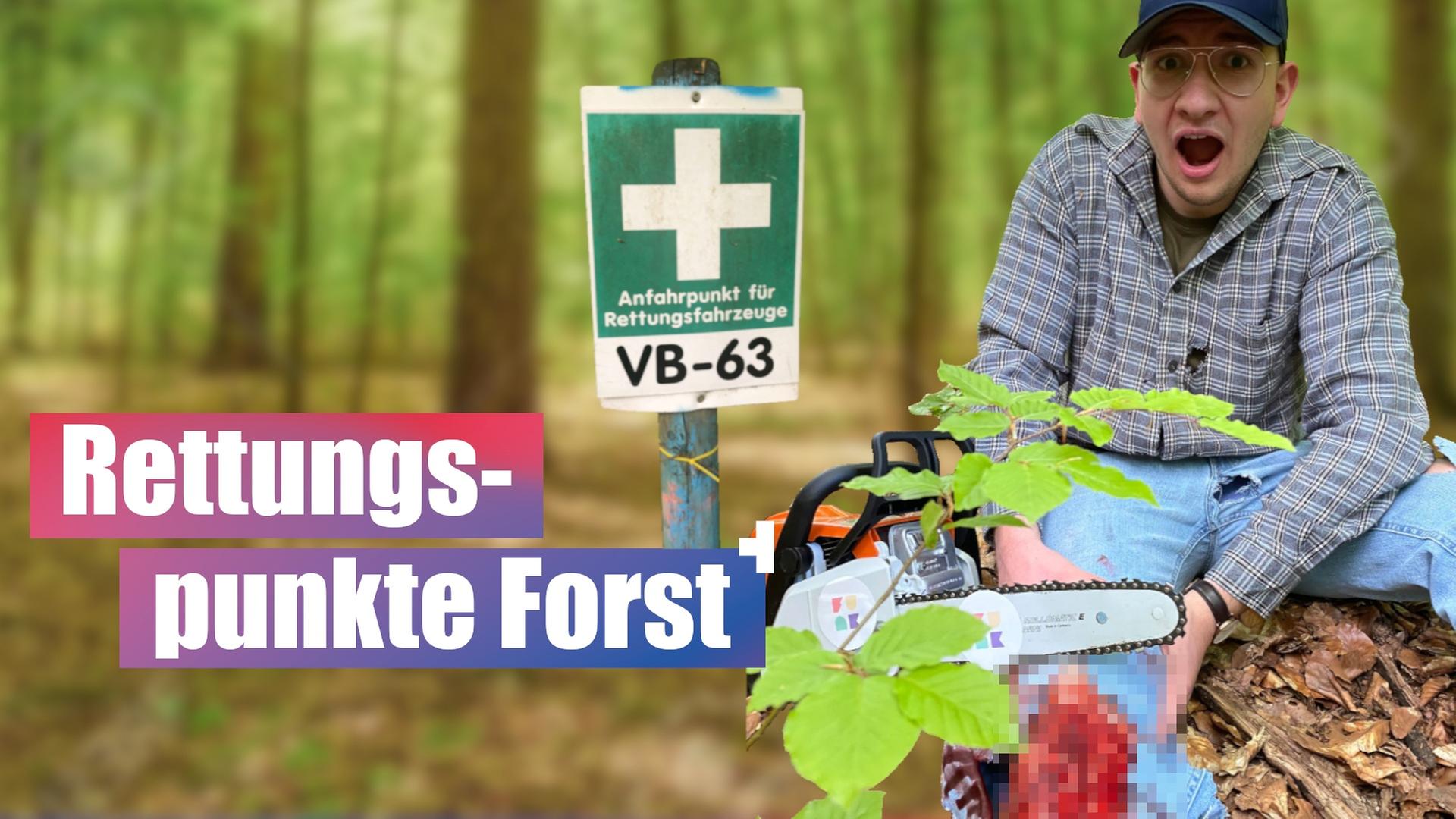 Unfall im Wald! Rettungspunkte Forst - So findet dich der Rettungsdienst