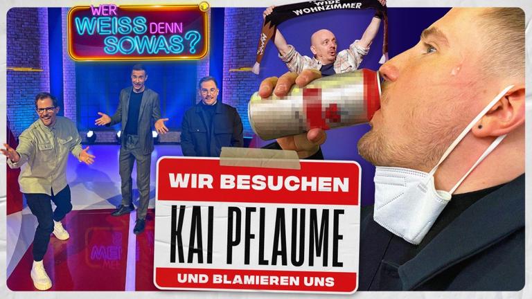 Unser (peinlicher) Besuch bei Kai Pflaume! - Wer weiß denn sowas?-Vlog
