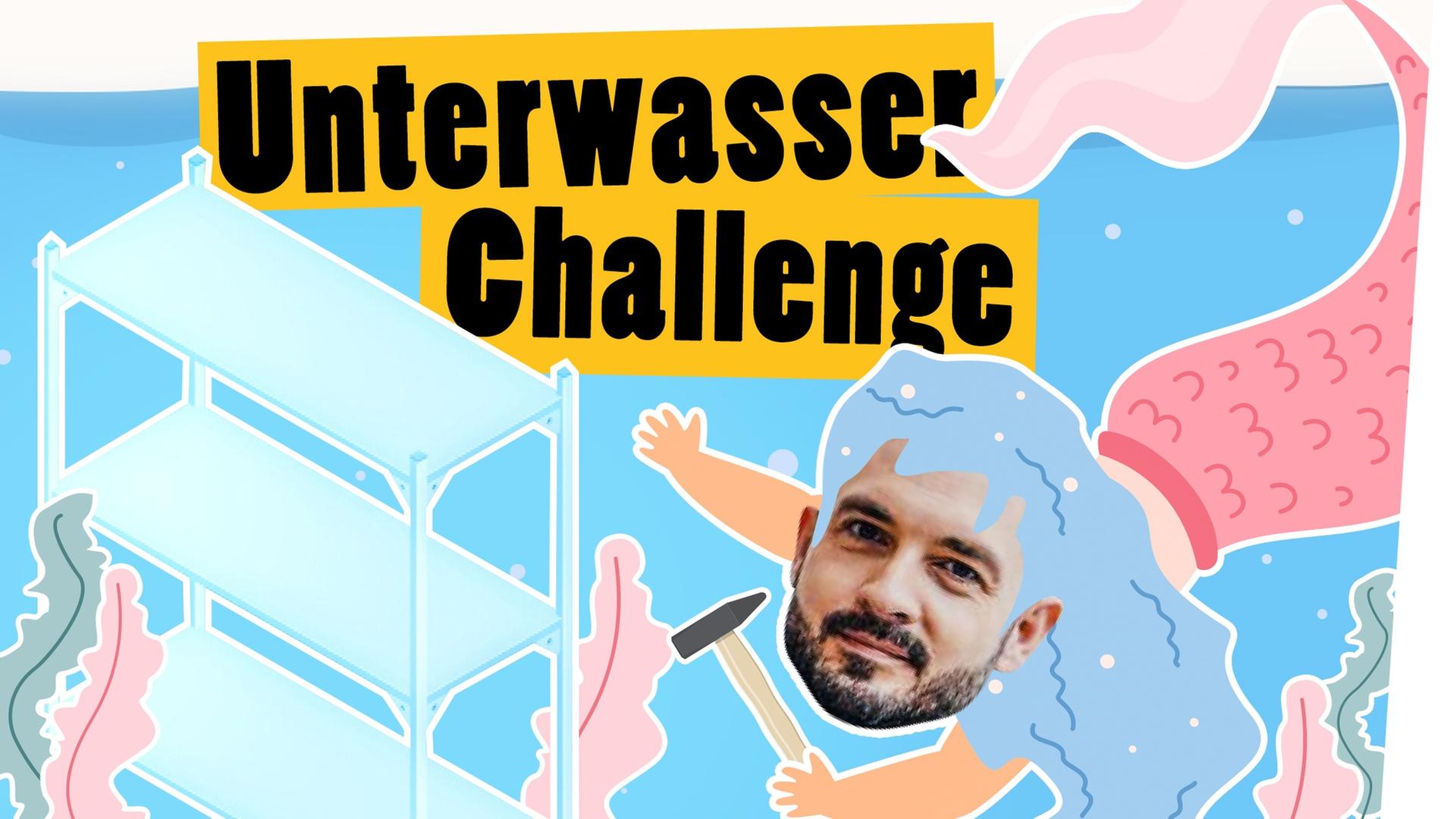 UNTERWASSER! Bau 1 Regal auf - Challenge -- Das schaffst du nie!