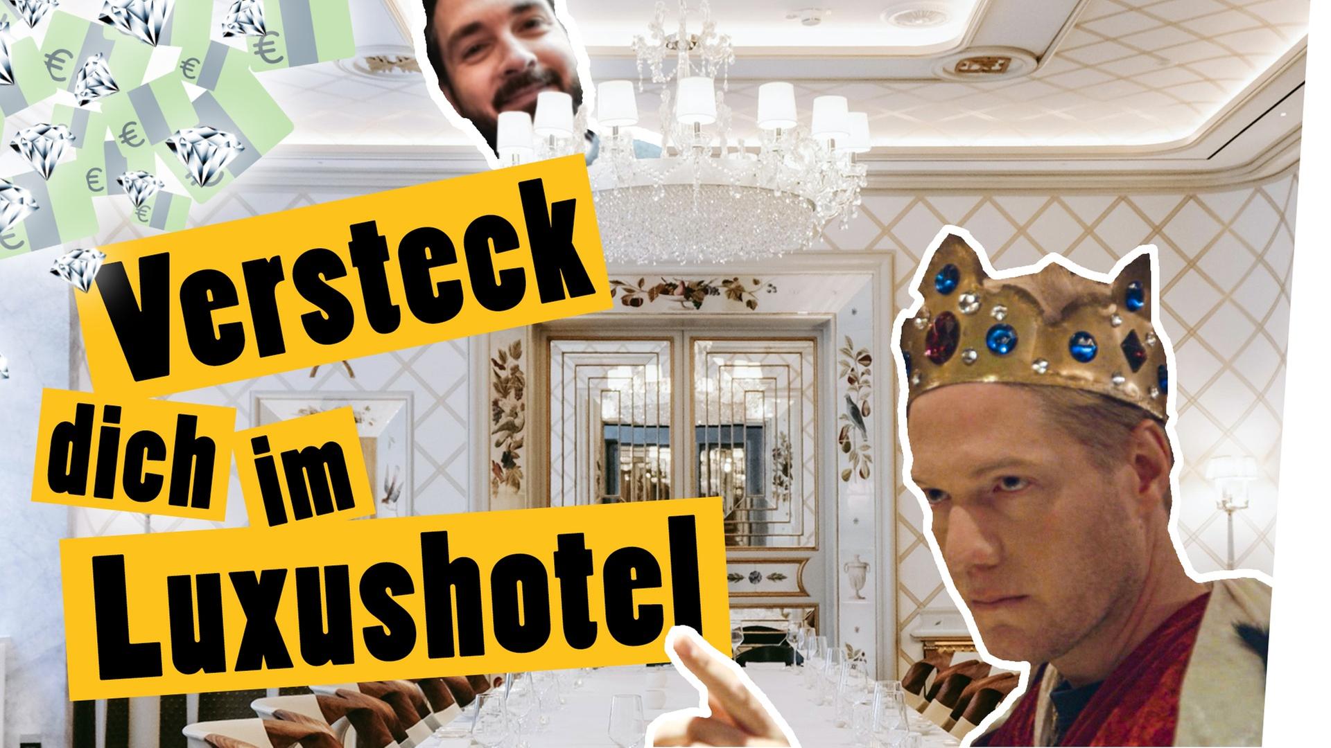 Verstecken in der teuersten Hotelsuite Deutschlands -- Challenge -- Das schaffst du nie!