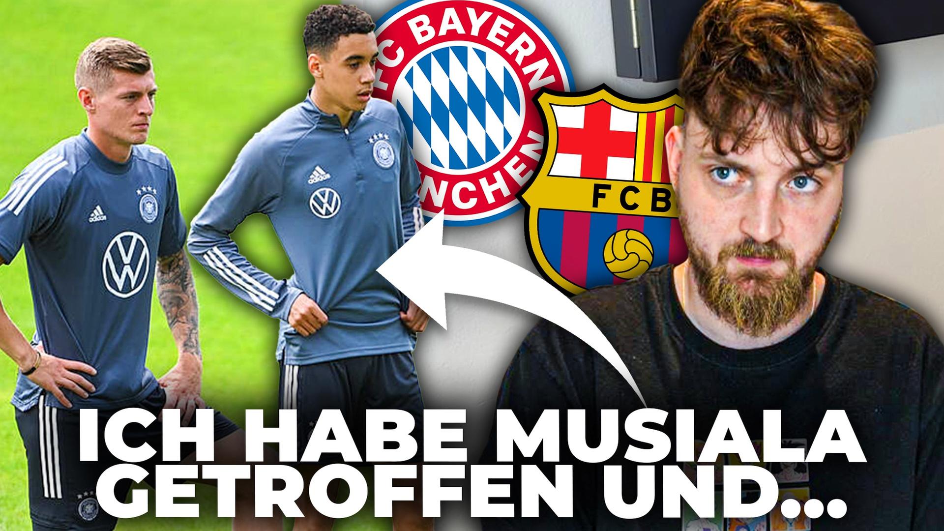Visca Barca über sein Treffen mit Musiala, Reus und Gnabry