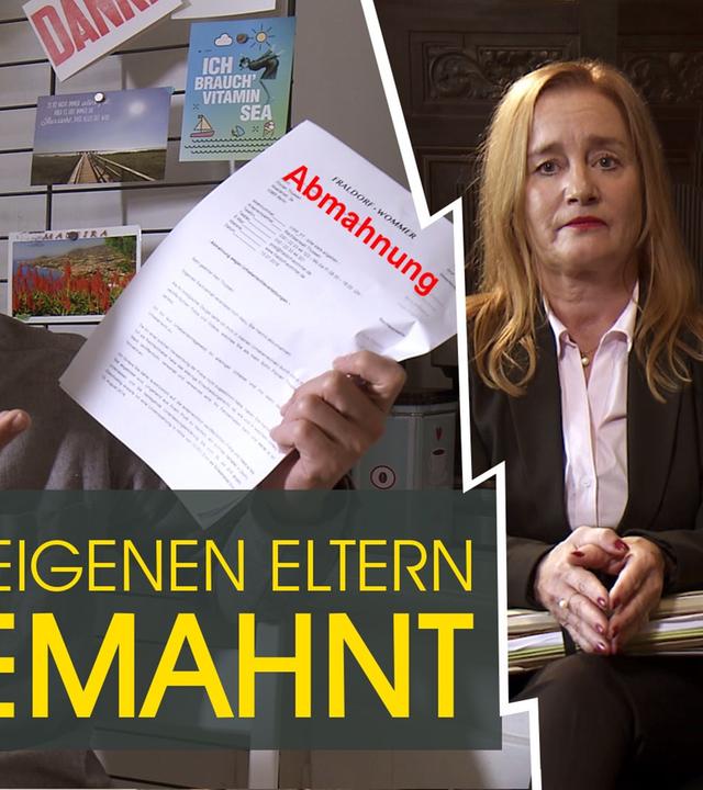 Von den eigenen Eltern abgemahnt