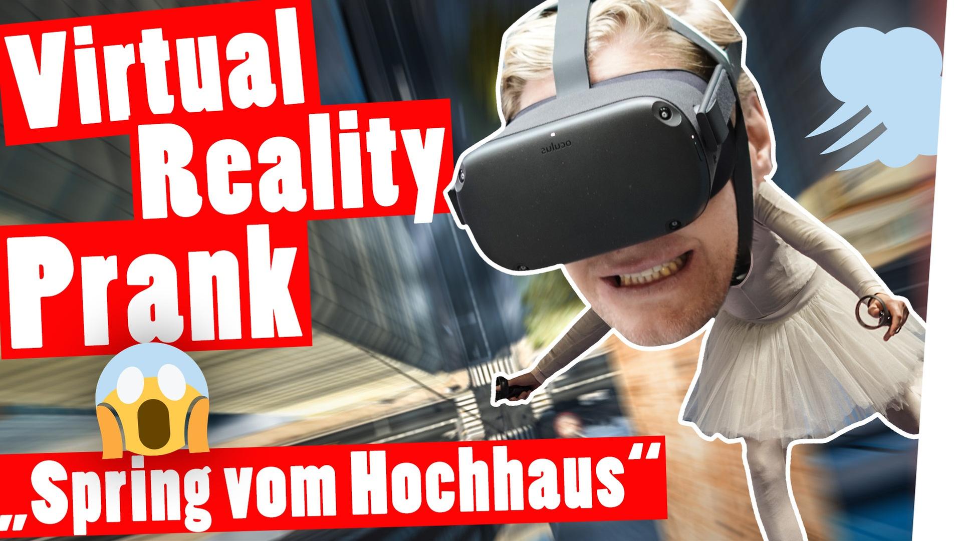 VR-PRANK: Hat Marc Höhenangst und wird er springen? -- Das schaffst du nie!