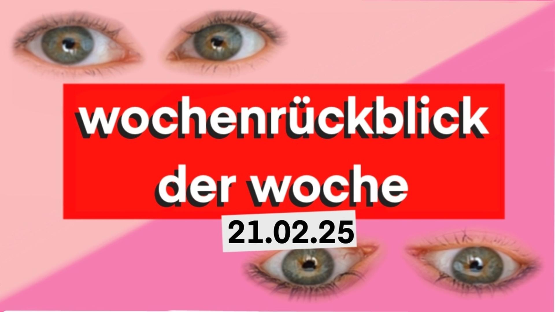 wahlkampf endspurt I smypathischs wochenrückblick der woche