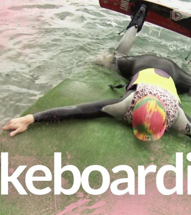 Wakeboarden lernen - Fynn will zum Wake the line