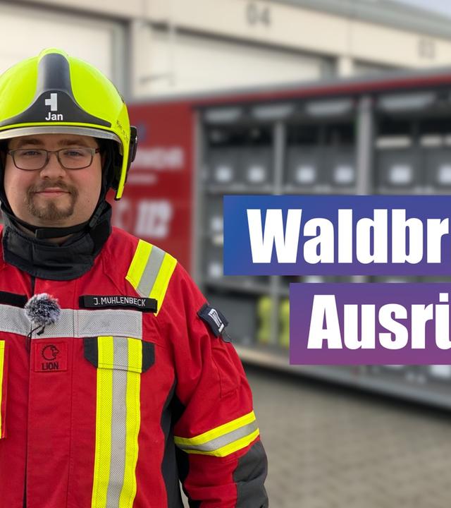 Waldbrand - So löscht die Feuerwehr!