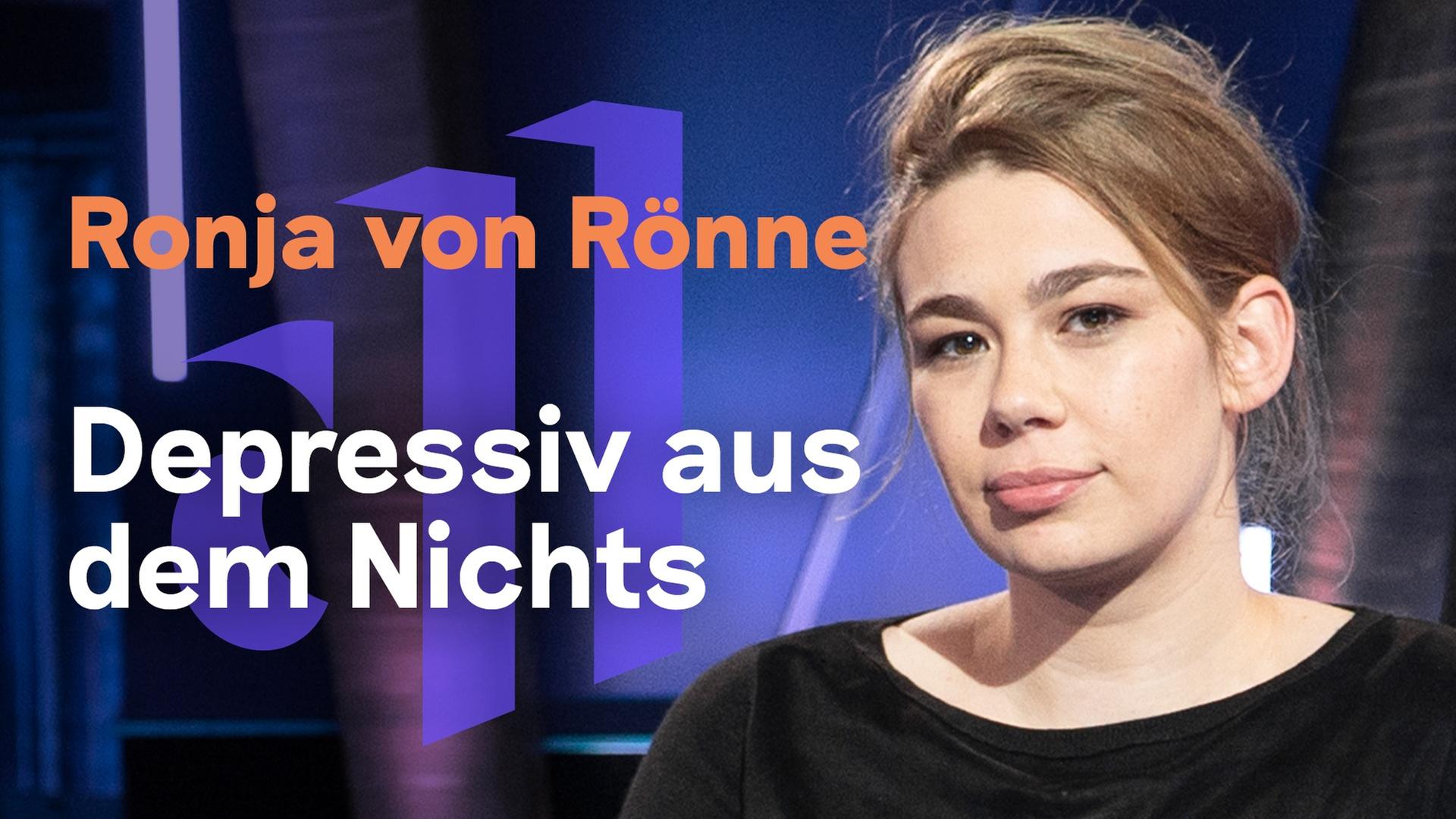 Warum Ronja von Rönne trotz schöner Kindheit heute an Depressionen leidet - deep und deutlich