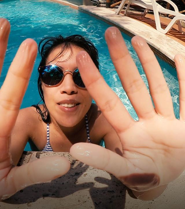 Warum werden die Finger im Wasser schrumpelig?