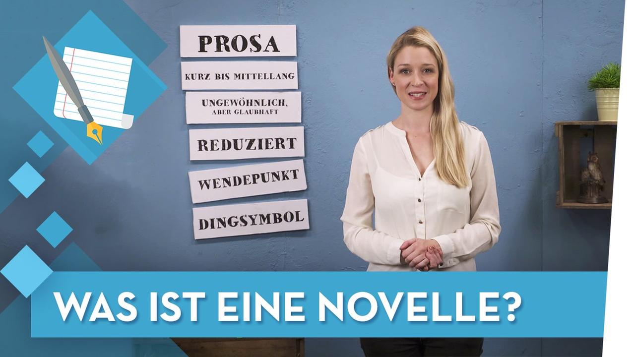 Bild für Was ist eine Novelle? - Deutsch musstewissen
