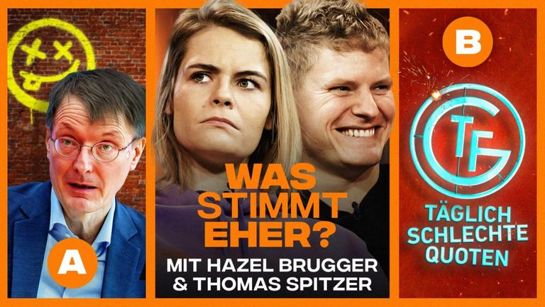 WAS stimmt EHER? (mit Hazel Brugger & Thomas Spitzer)