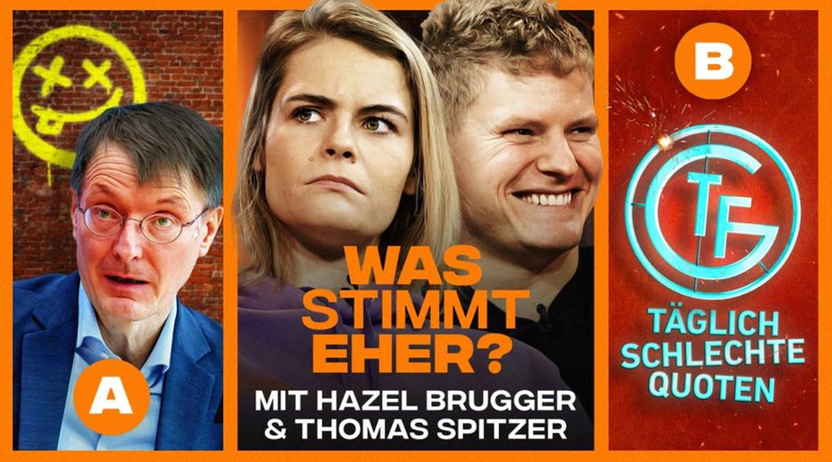 WAS stimmt EHER? (mit Hazel Brugger & Thomas Spitzer)