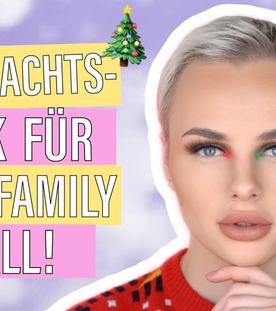 WEIHNACHTS-MAKEUP LOOK für die QUARÄNTE! #Tutorial