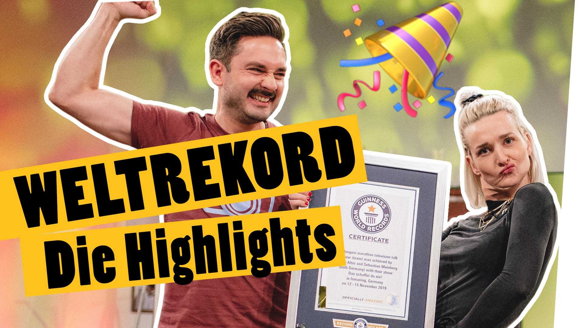 Weltrekord-Live-Challenge: Die Highlights aus 72 Stunden – mit FINALE II “Das schaffst du nie!”