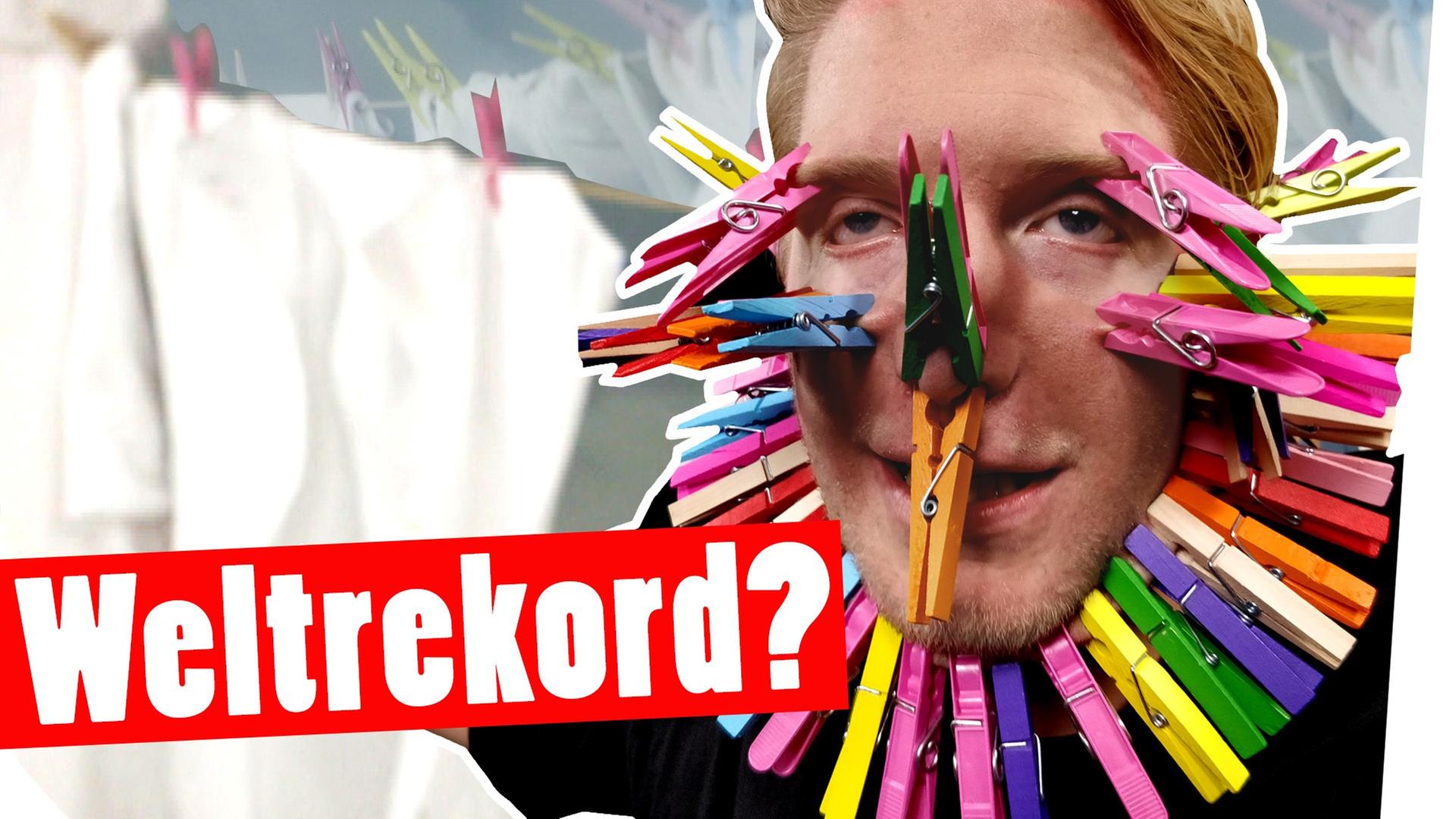 Weltrekordversuch: 164 Wäscheklammern im Gesicht – Marcs Bestrafung II „Das schaffst du nie!“