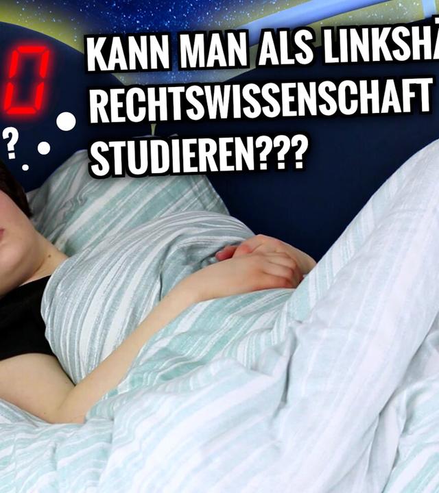 Wenn man EINSCHLAFEN will.