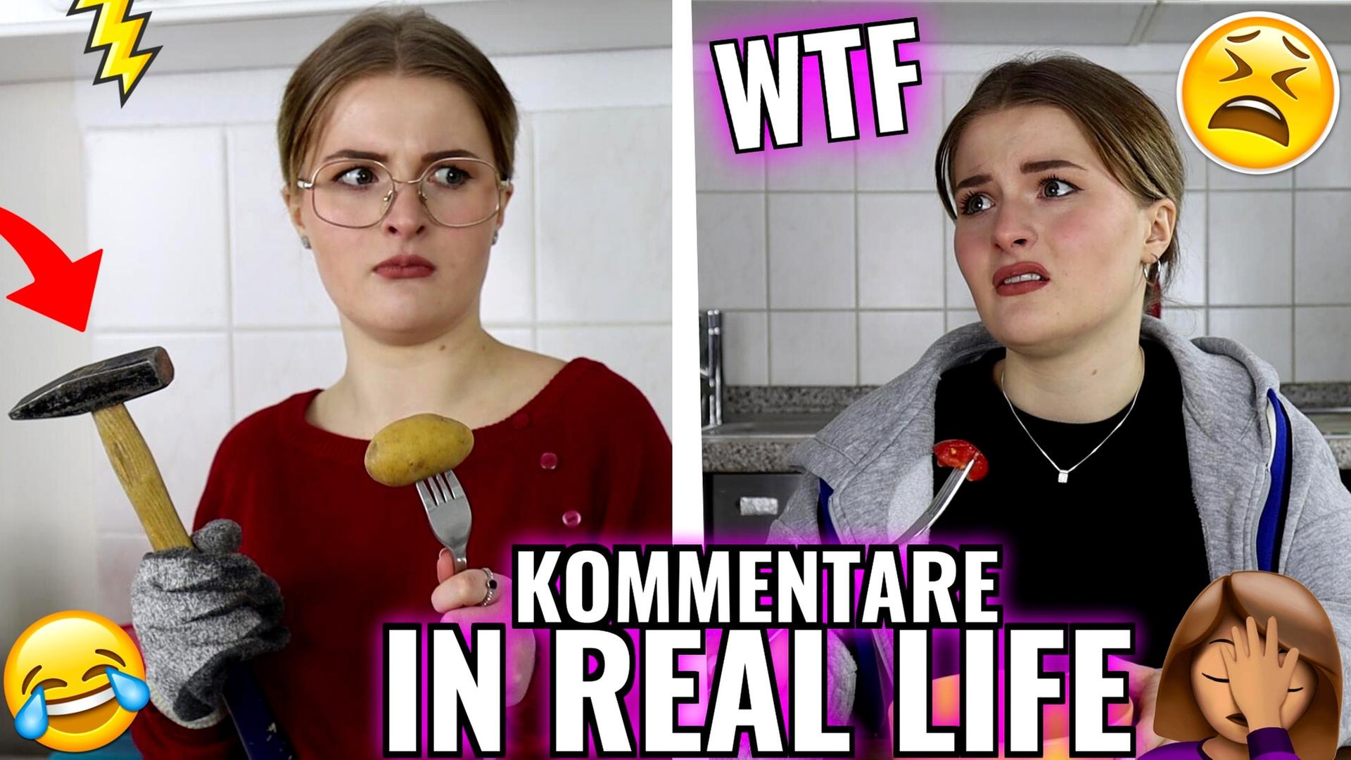 Wenn MENSCHEN sich im NORMALEN LEBEN wie in den KOMMENTAREN verhalten würden