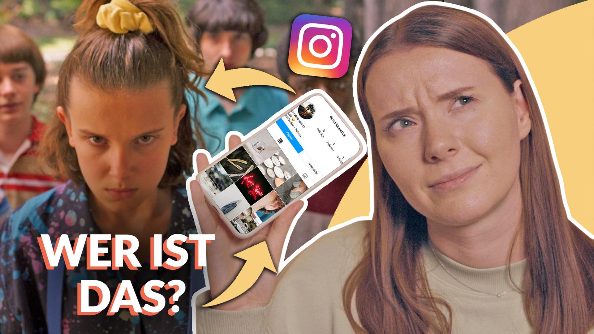 WER ist DIRTYBLONDE?!  - Stranger Things auf Instagram