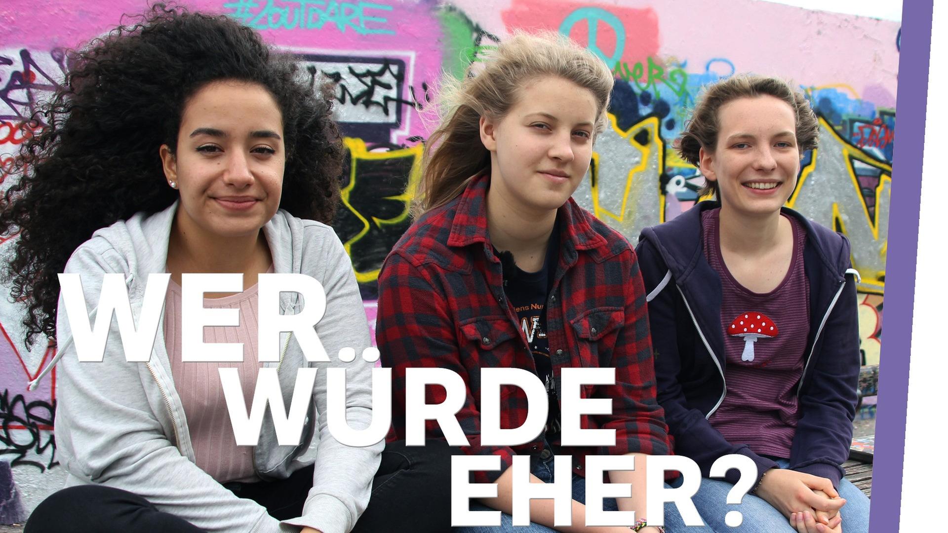 Wer würde eher?! mit GIRL CAVE ?‍?‍? - Auf Klo mit Eda Vendetta