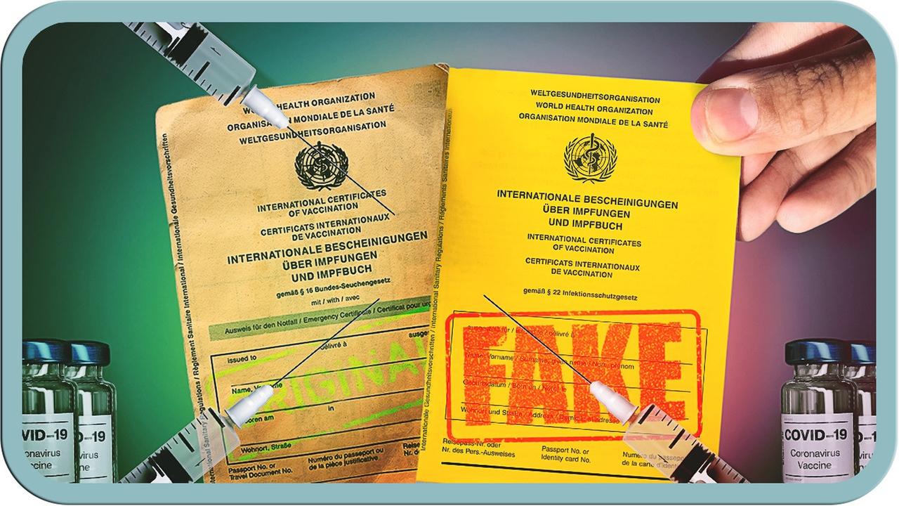 Wie Kriminelle mit gefälschten Impfpässen abkassieren
