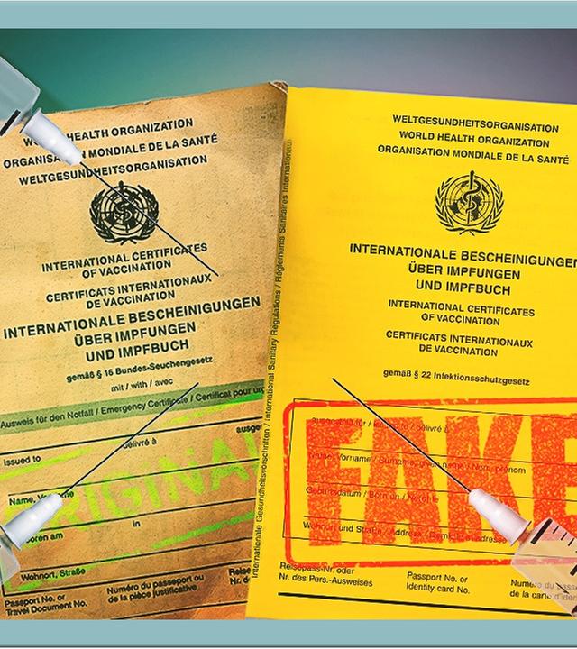 Wie Kriminelle mit gefälschten Impfpässen abkassieren