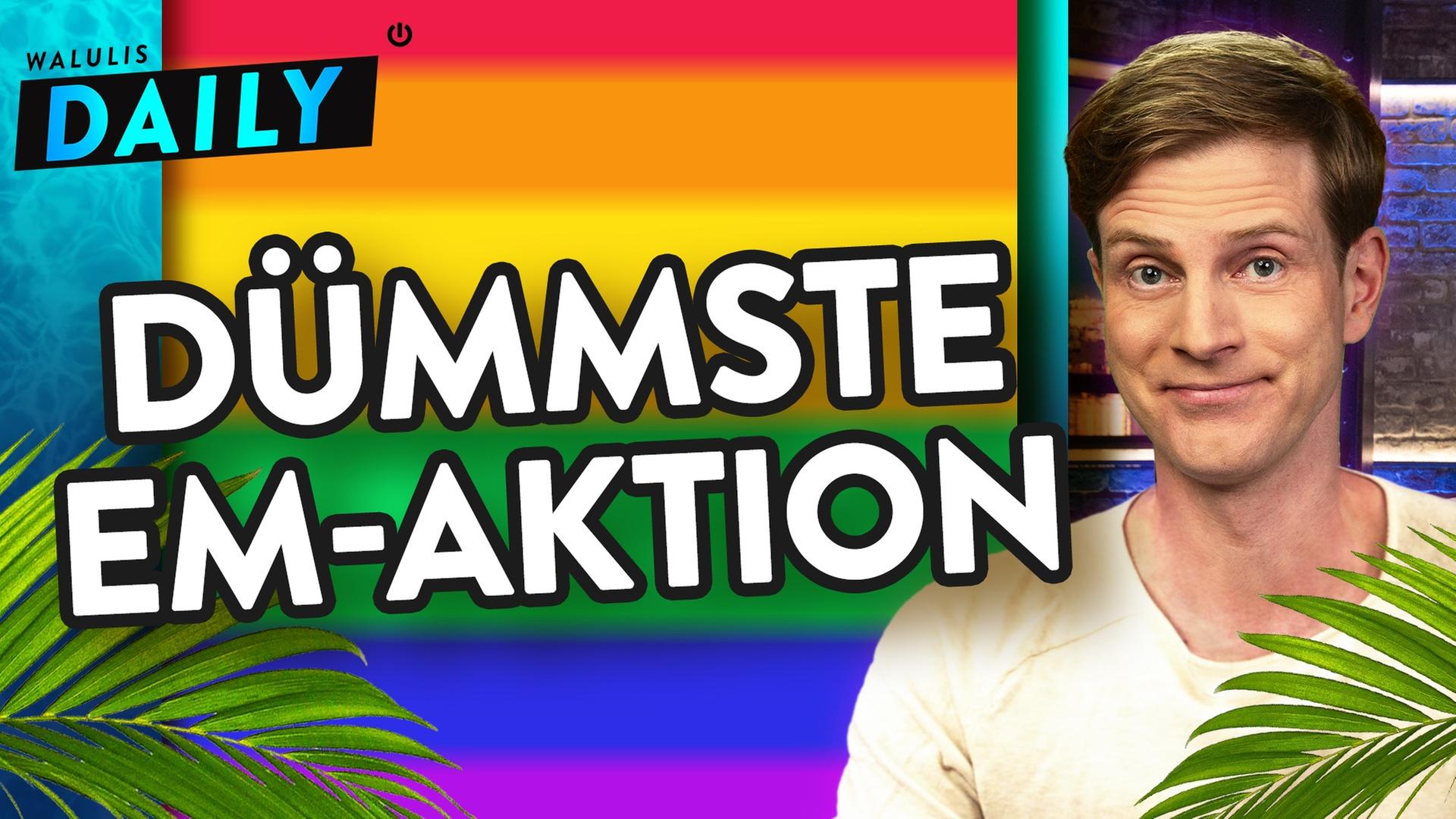 Wie sich die EM-Chefs wegen Regenbögen in die Hosen machen