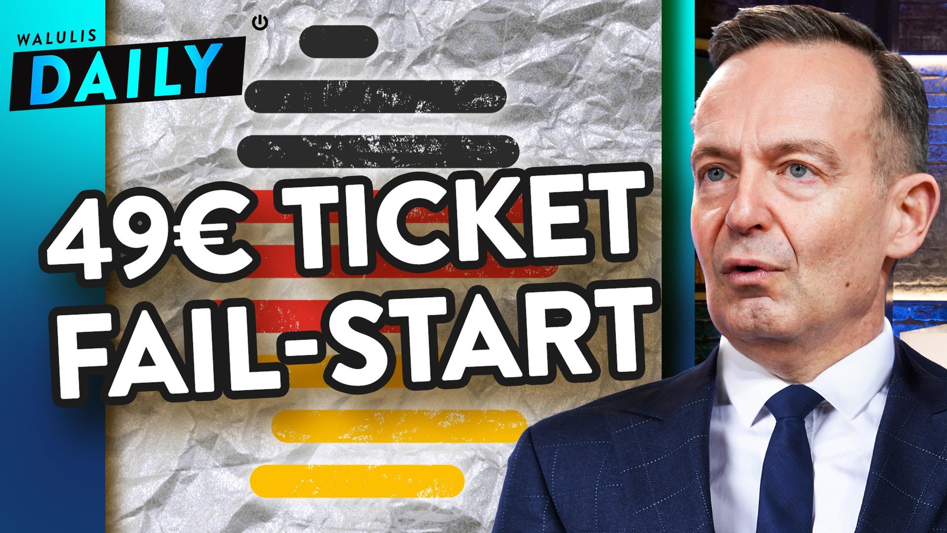 Wieso es zu Chaos und Warteschlangen beim Deutschlandticket-Start kam - WALULIS DAILY