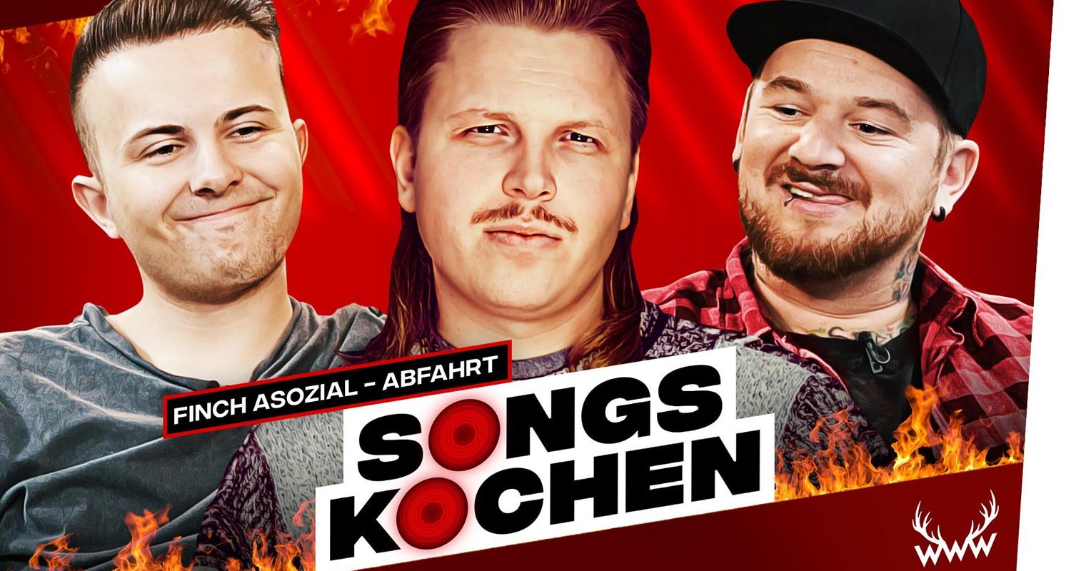Wir kochen "Abfahrt" von Finch Asozial! (mit GamerBrother & Der Keller) - SONGS KOCHEN